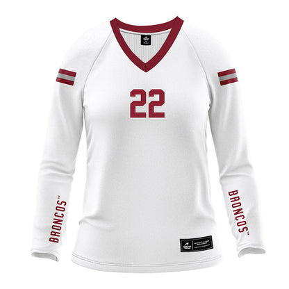 SCU - NCAA Women's Volleyball : Tia Kapihe - White Volleyball Jersey-0