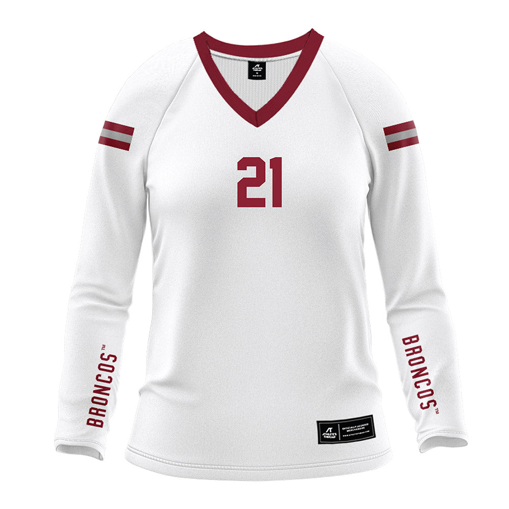 SCU - NCAA Women's Volleyball : Bryn Shankle - White Volleyball Jersey-0