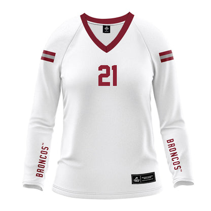 SCU - NCAA Women's Volleyball : Bryn Shankle - White Volleyball Jersey-0