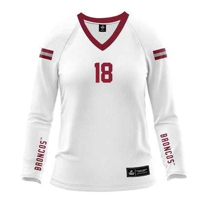 SCU - NCAA Women's Volleyball : Hailey Newell - White Volleyball Jersey-0