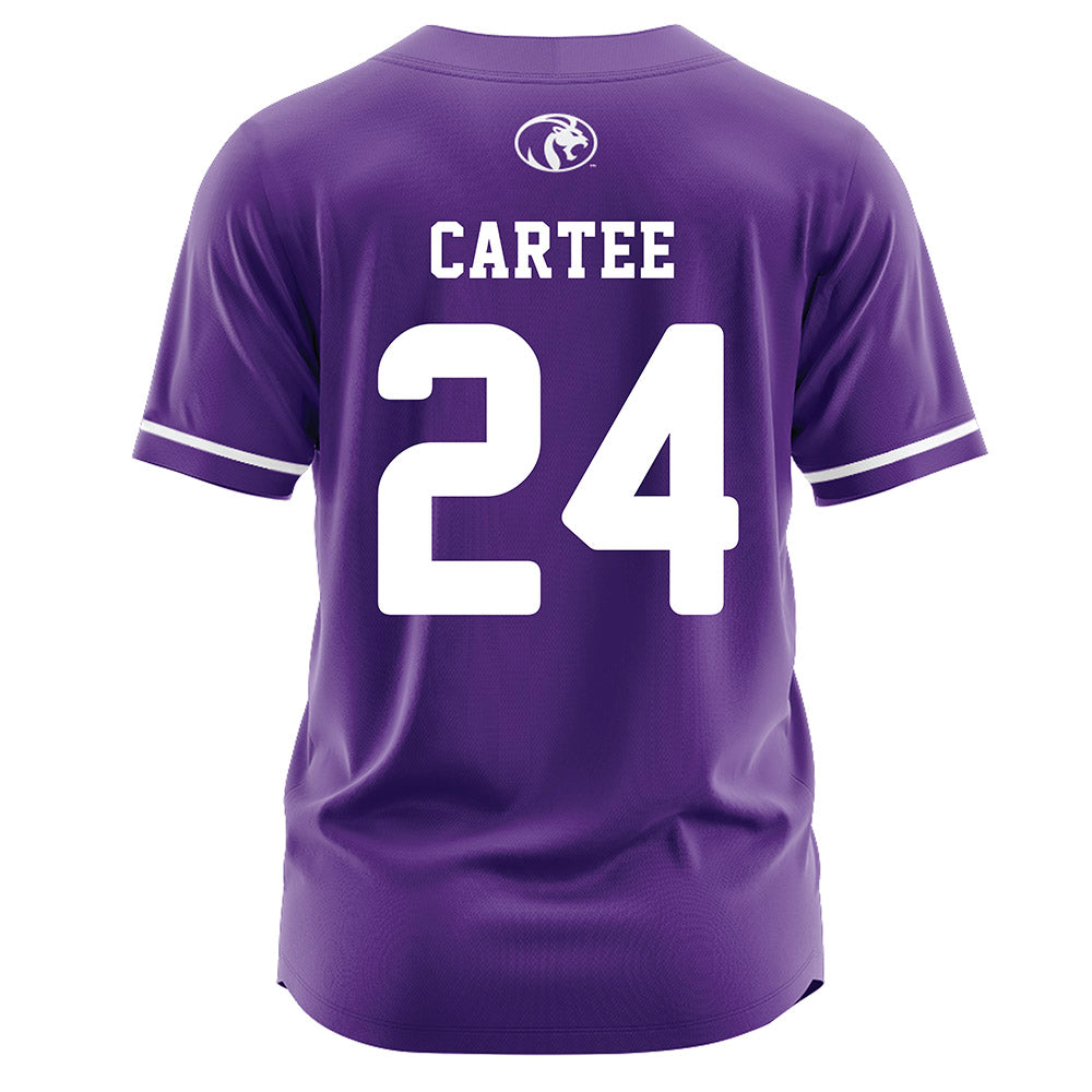 North Alabama - NCAA Softball : Lillyanna Cartee - Purple Jersey
