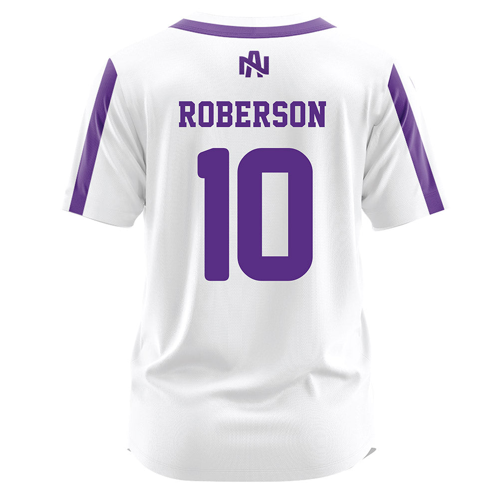 North Alabama - NCAA Softball : Jorja Roberson - White Jersey