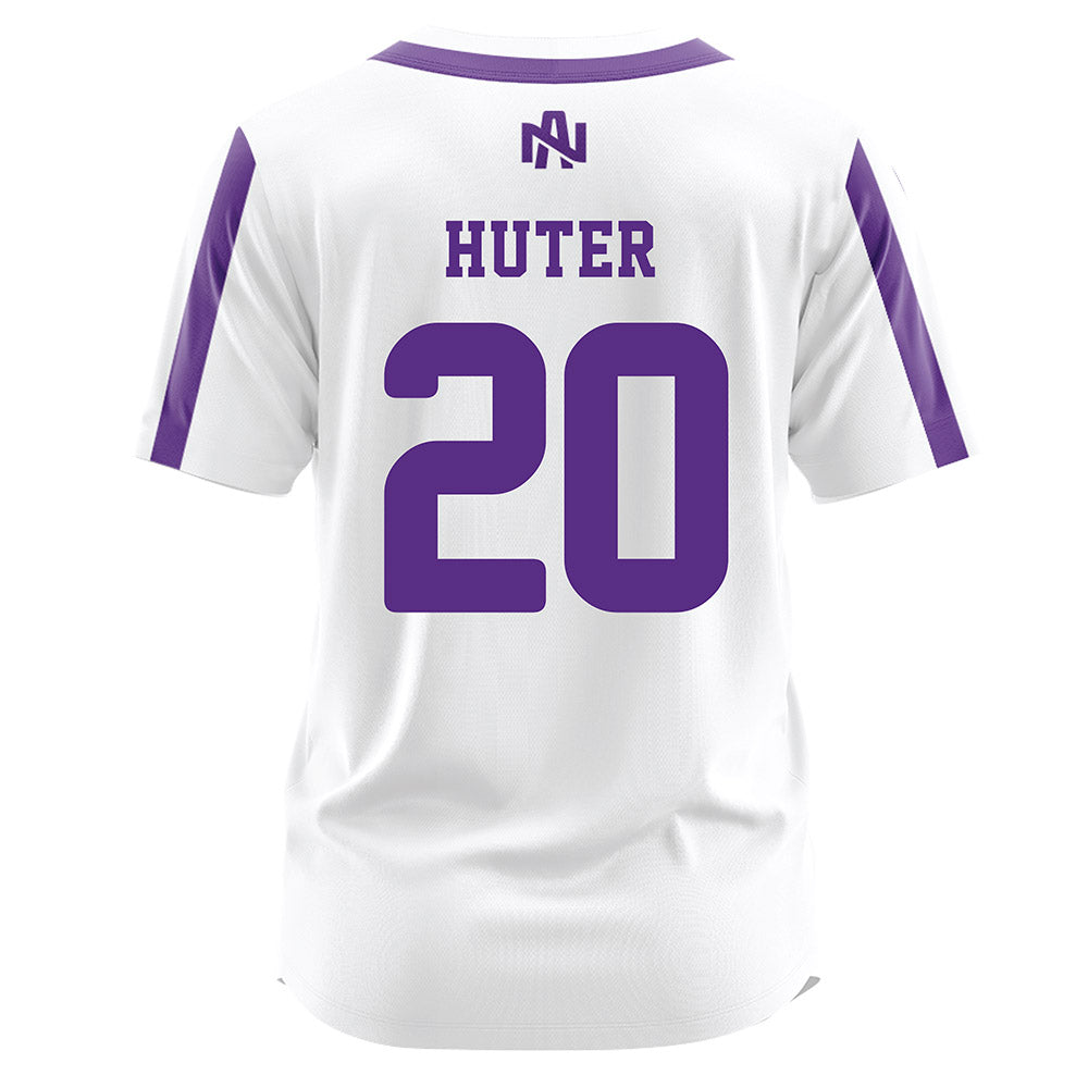 North Alabama - NCAA Softball : Livy Huter - White Jersey-1
