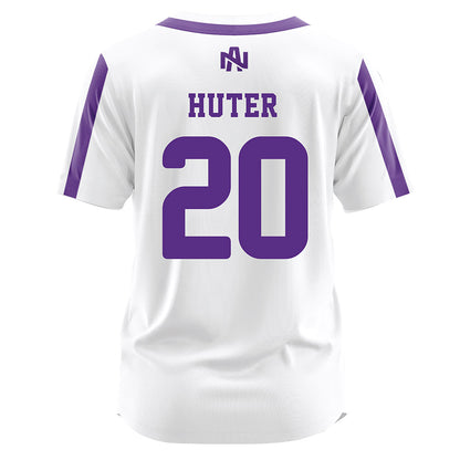 North Alabama - NCAA Softball : Livy Huter - White Jersey-1