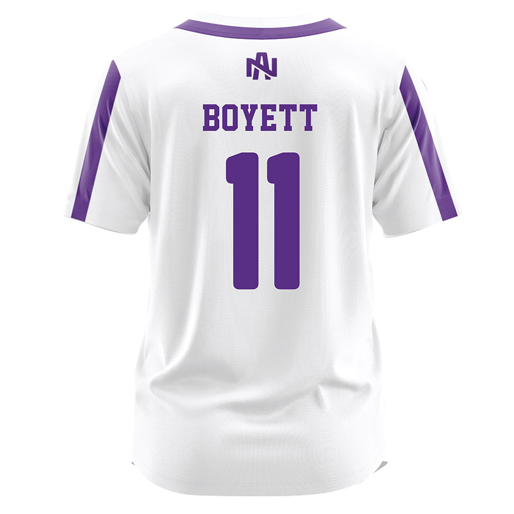 North Alabama - NCAA Softball : Ryleigh Boyett - White Jersey