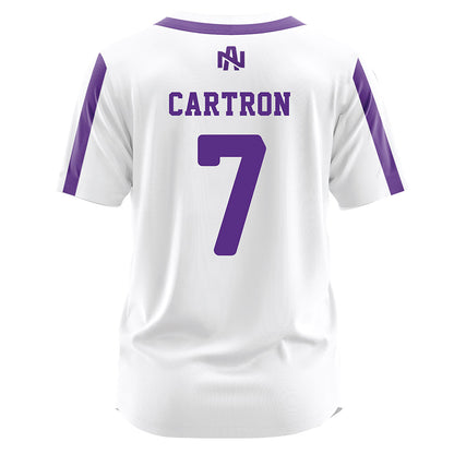 North Alabama - NCAA Softball : Caroline Cartron - White Jersey