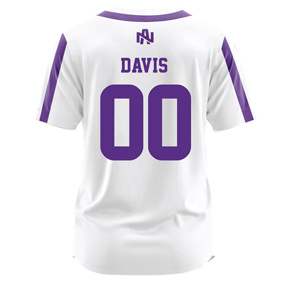 North Alabama - NCAA Softball : Katie Davis - White Jersey-1