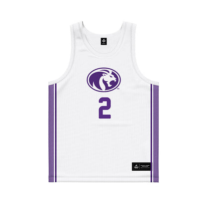 North Alabama - NCAA Men's Basketball : Corneilous Williams - White Basketball Jersey-0
