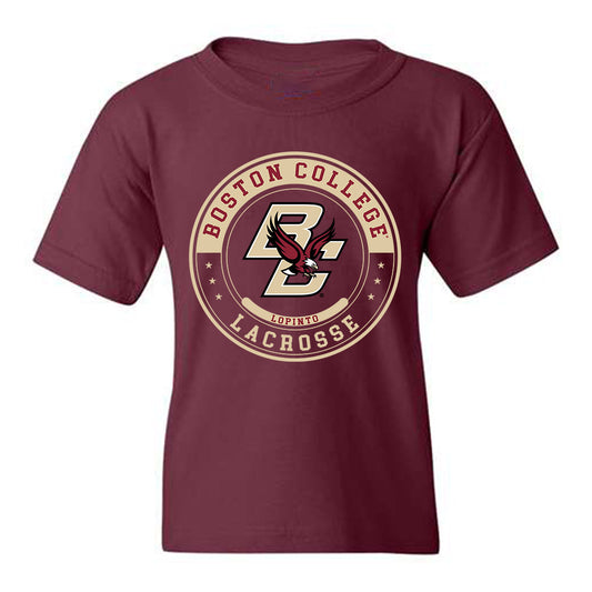 Boston College - NCAA Women's Lacrosse : Emma LoPinto - Youth T-Shirt