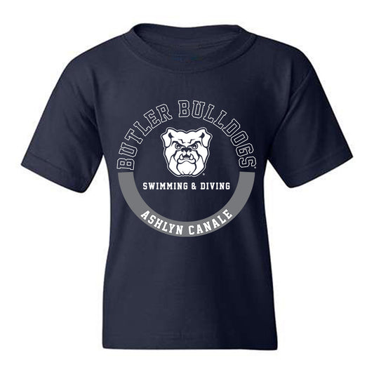 Butler - NCAA Women's Swimming & Diving : Ashlyn Canale - Generic Shersey Youth T-Shirt-0