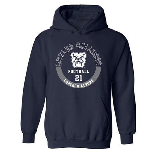 BU - NCAA Football : Braydon Alford - Generic Shersey Hooded Sweatshirt-0