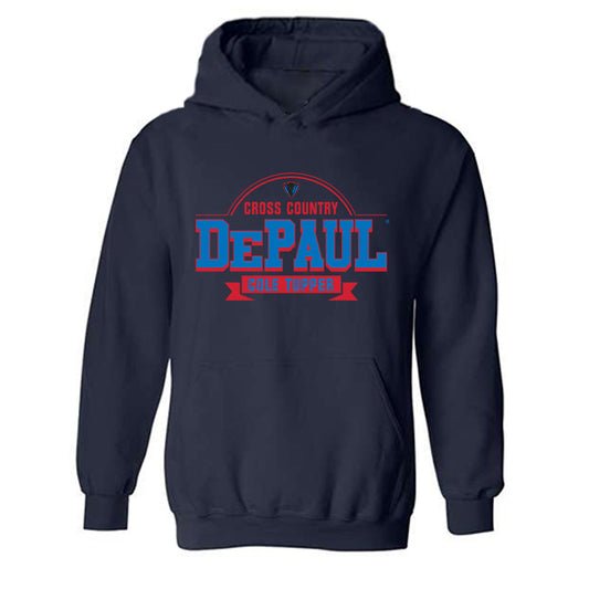 DePaul - NCAA Men's Cross Country : Cole Tupper - Classic Fashion Shersey Hooded Sweatshirt-0