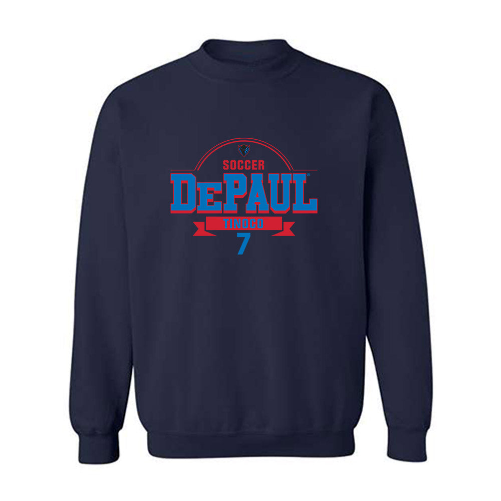 DePaul - NCAA Men's Soccer : Sam Tinoco - Classic Fashion Shersey Crewneck Sweatshirt-0