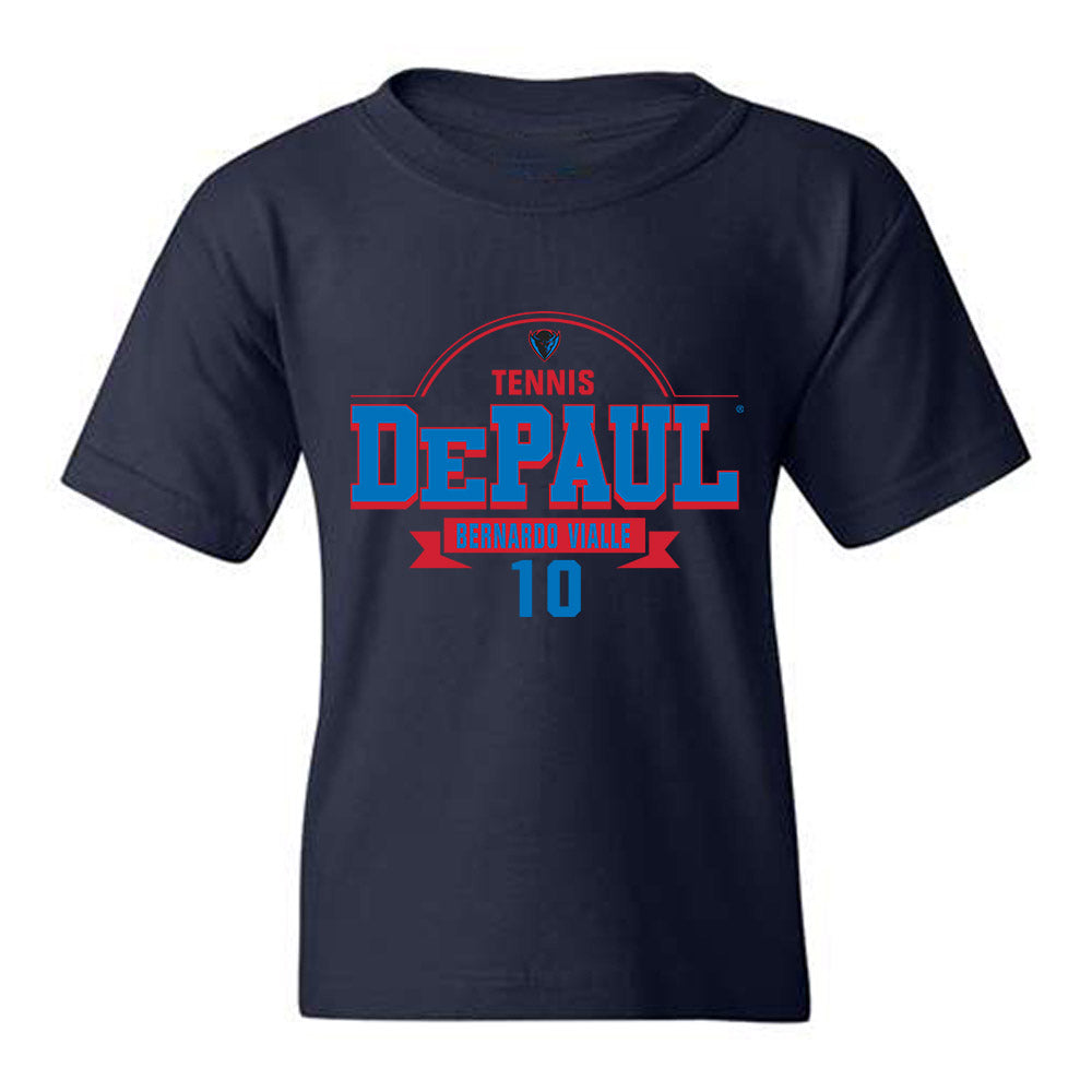 DePaul - NCAA Men's Tennis : Bernardo Vialle - Classic Fashion Shersey Youth T-Shirt-0