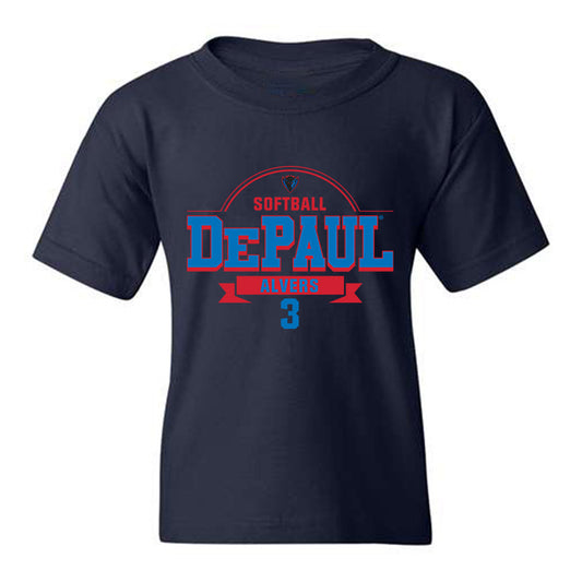 DePaul - NCAA Softball : Carly Alvers - Youth T-Shirt