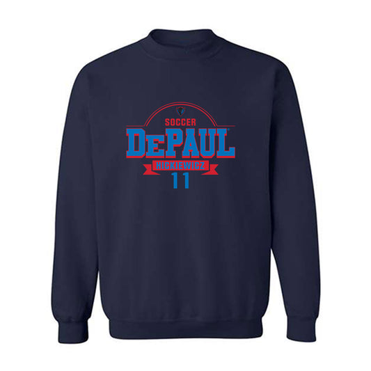 DePaul - NCAA Men's Soccer : Daniel Hickiewicz - Classic Fashion Shersey Crewneck Sweatshirt-0