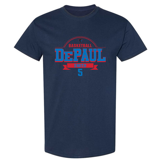 DePaul - NCAA Men's Basketball : RJ Smith - Classic Fashion Shersey T-Shirt-0