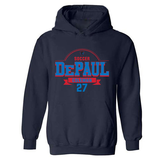 DePaul - NCAA Men's Soccer : Izaiah Coleman - Hooded Sweatshirt Classic Fashion Shersey