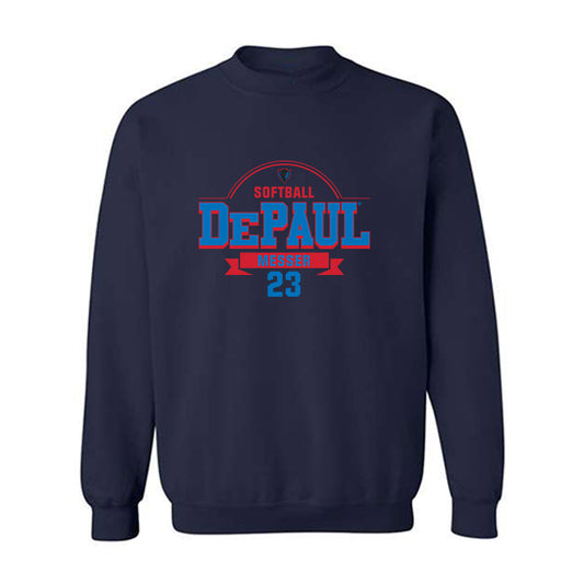 DePaul - NCAA Softball : Hannah Messer - Classic Fashion Shersey Crewneck Sweatshirt