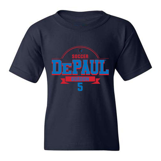 DePaul - NCAA Men's Soccer : Ethan Gordon - Youth T-Shirt Classic Fashion Shersey