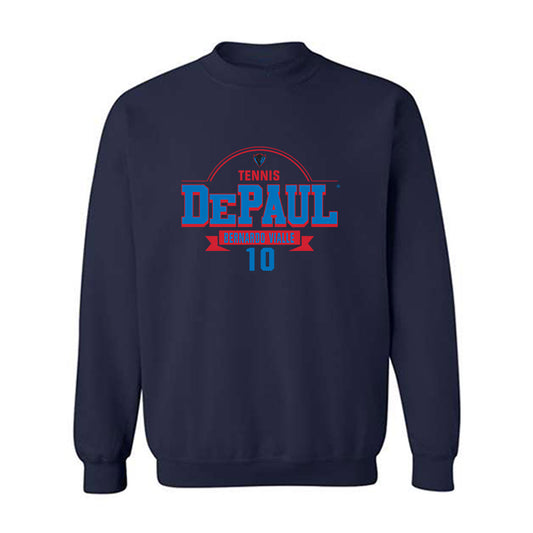 DePaul - NCAA Men's Tennis : Bernardo Vialle - Classic Fashion Shersey Crewneck Sweatshirt-0