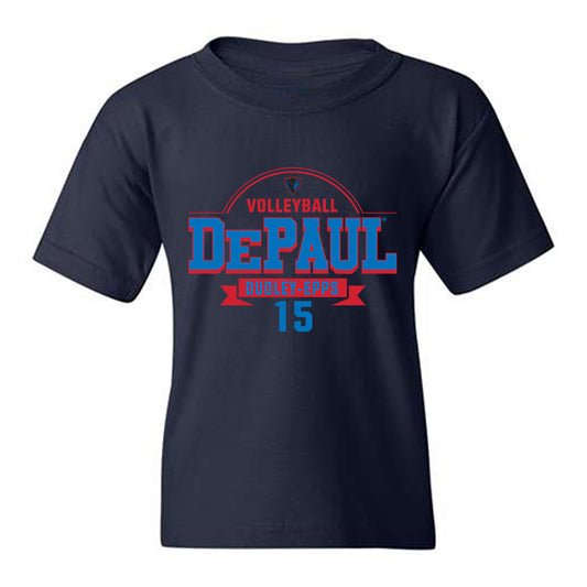 DePaul - NCAA Women's Volleyball : Jade Dudley-Epps - Classic Fashion Shersey Youth T-Shirt-0