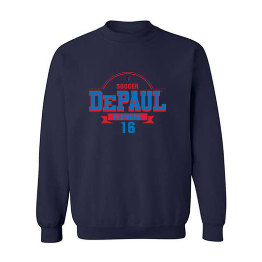 DePaul - NCAA Men's Soccer : Tyler Flowers - Classic Fashion Shersey Crewneck Sweatshirt-0