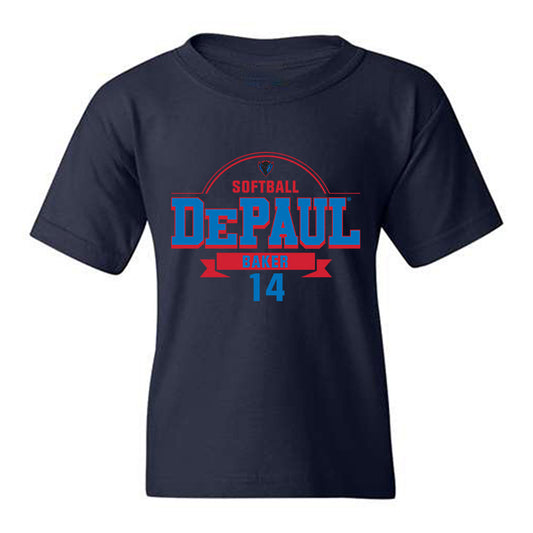 DePaul - NCAA Softball : Gwen Baker - Classic Fashion Shersey Youth T-Shirt-0