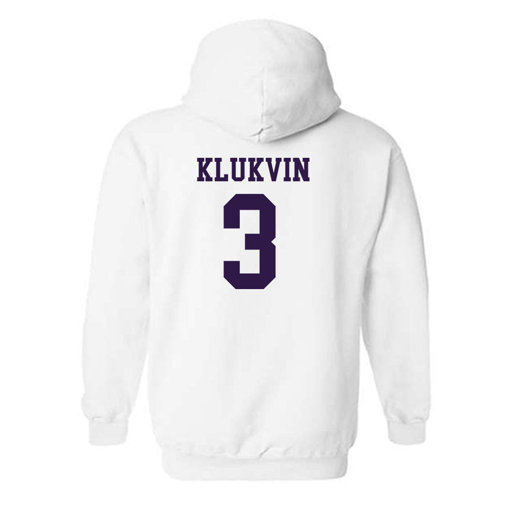 Kansas State - NCAA Women's Volleyball : Alex Klukvin - Classic Shersey Hooded Sweatshirt-1