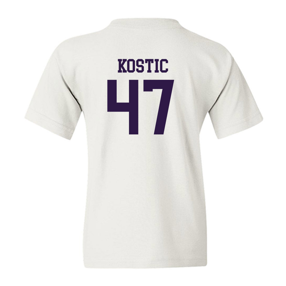 Kansas State - NCAA Men's Basketball : Andrej Kostic - Classic Shersey Youth T-Shirt-1