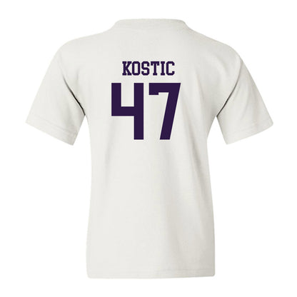 Kansas State - NCAA Men's Basketball : Andrej Kostic - Classic Shersey Youth T-Shirt-1