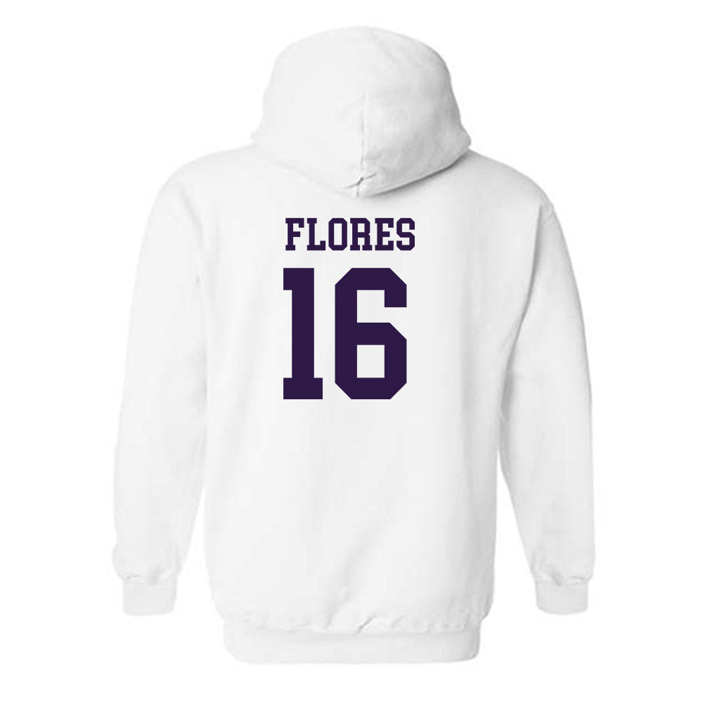 Kansas State - NCAA Baseball : Matthew Flores - Classic Shersey Hooded Sweatshirt-1