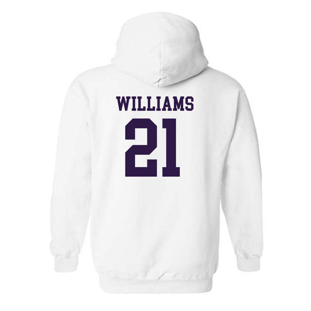 Kansas State - NCAA Women's Volleyball : Jordyn Williams - Classic Shersey Hooded Sweatshirt-1