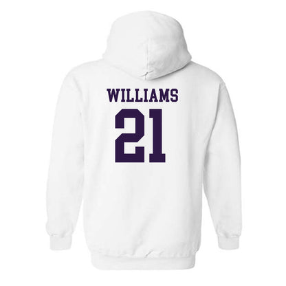 Kansas State - NCAA Women's Volleyball : Jordyn Williams - Classic Shersey Hooded Sweatshirt-1