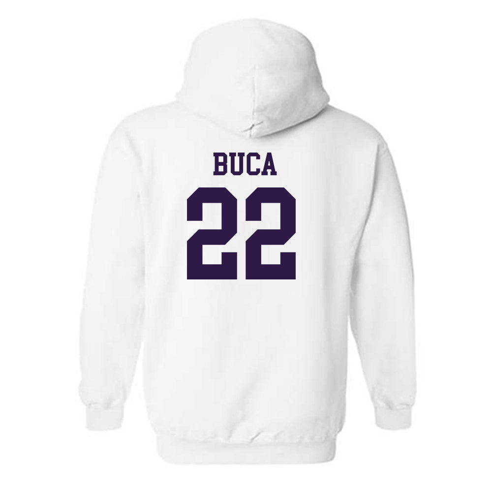 Kansas State - NCAA Men's Basketball : Dorin Buca - Classic Shersey Hooded Sweatshirt-1