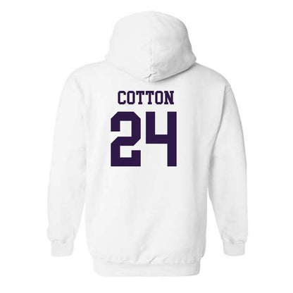 Kansas State - NCAA Women's Basketball : Jenessa Cotton - Classic Shersey Hooded Sweatshirt-1
