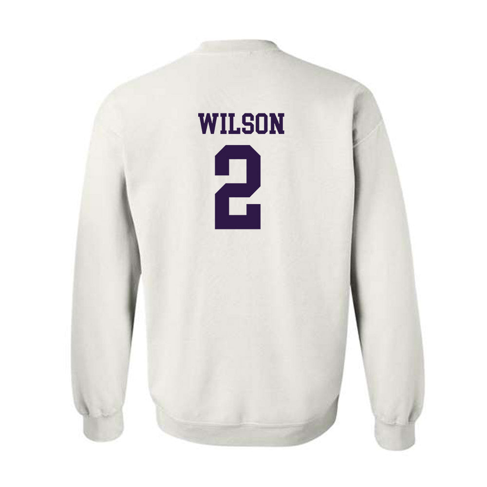 Kansas State - NCAA Men's Basketball : Exavier Wilson - Classic Shersey Crewneck Sweatshirt-1