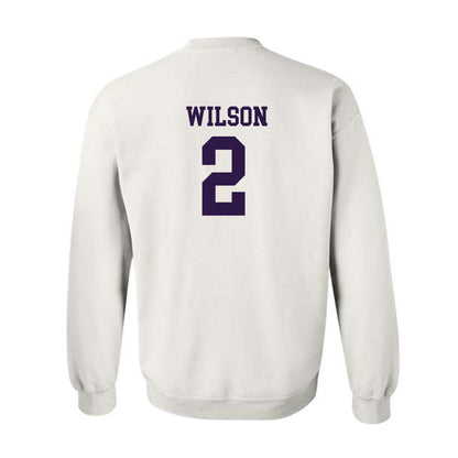 Kansas State - NCAA Men's Basketball : Exavier Wilson - Classic Shersey Crewneck Sweatshirt-1