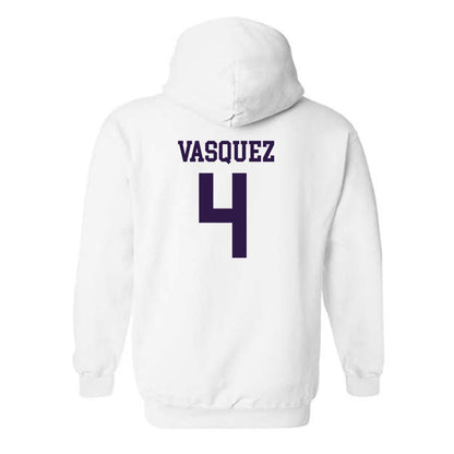 Kansas State - NCAA Baseball : Carlos Vasquez - Classic Shersey Hooded Sweatshirt-1