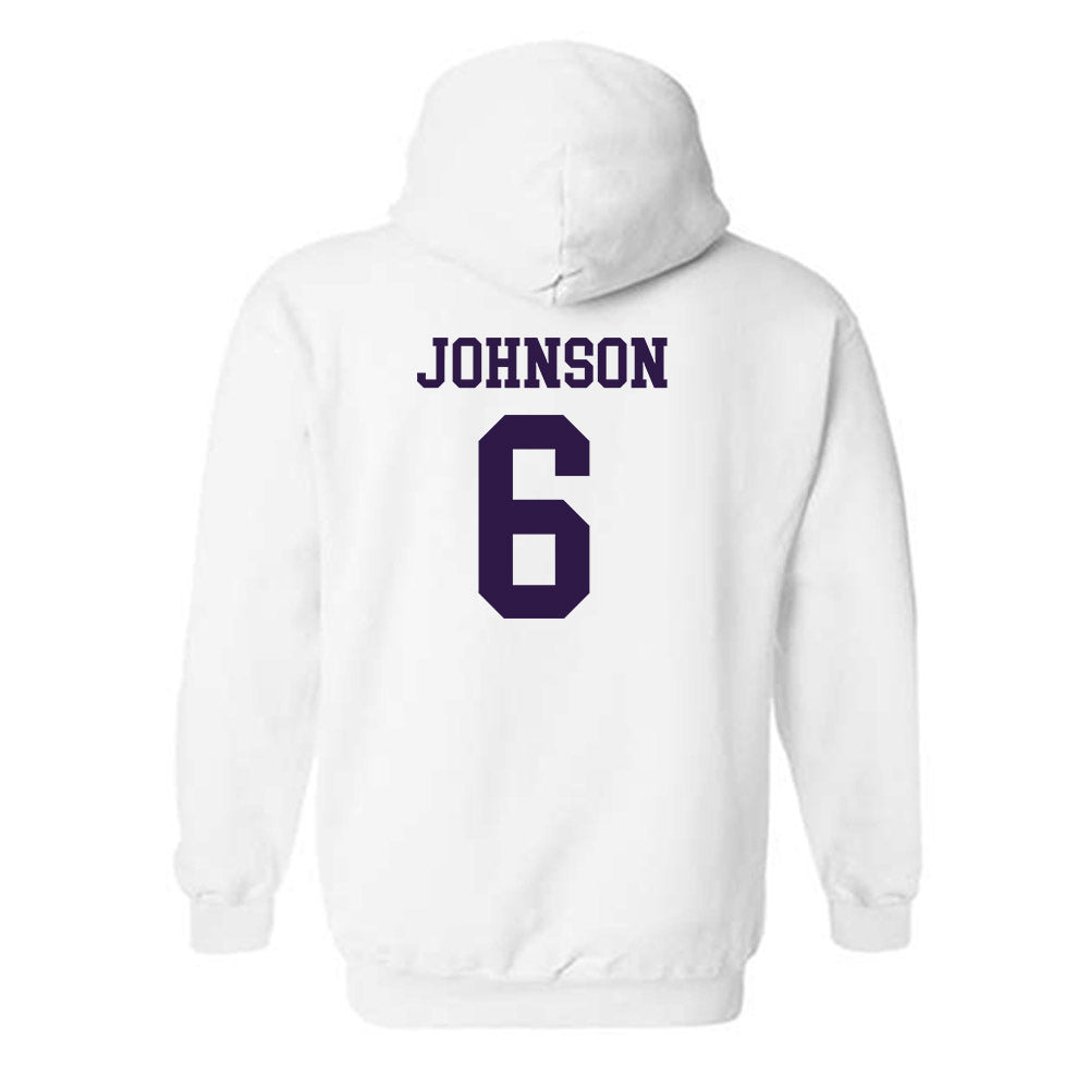 Kansas State - NCAA Men's Basketball : Marcus Johnson - Classic Shersey Hooded Sweatshirt-1