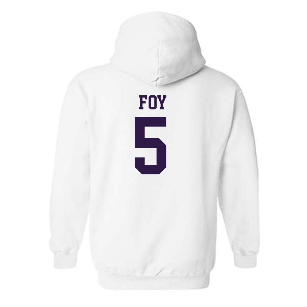 Kansas State - NCAA Women's Basketball : Aniya' Foy - Classic Shersey Hooded Sweatshirt-1