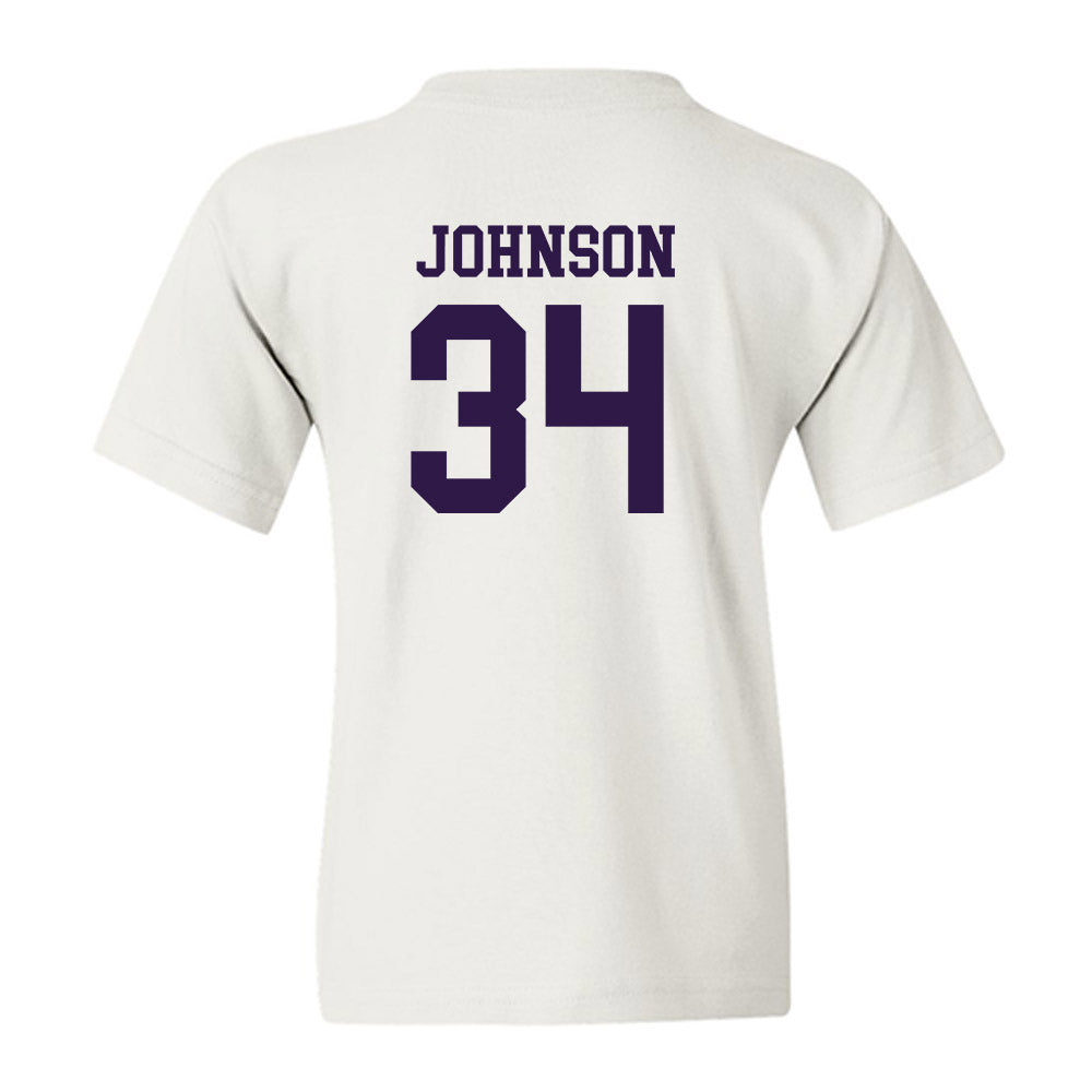 Kansas State - NCAA Men's Basketball : Nate Johnson - Classic Shersey Youth T-Shirt-1