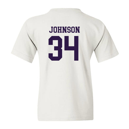 Kansas State - NCAA Men's Basketball : Nate Johnson - Classic Shersey Youth T-Shirt-1
