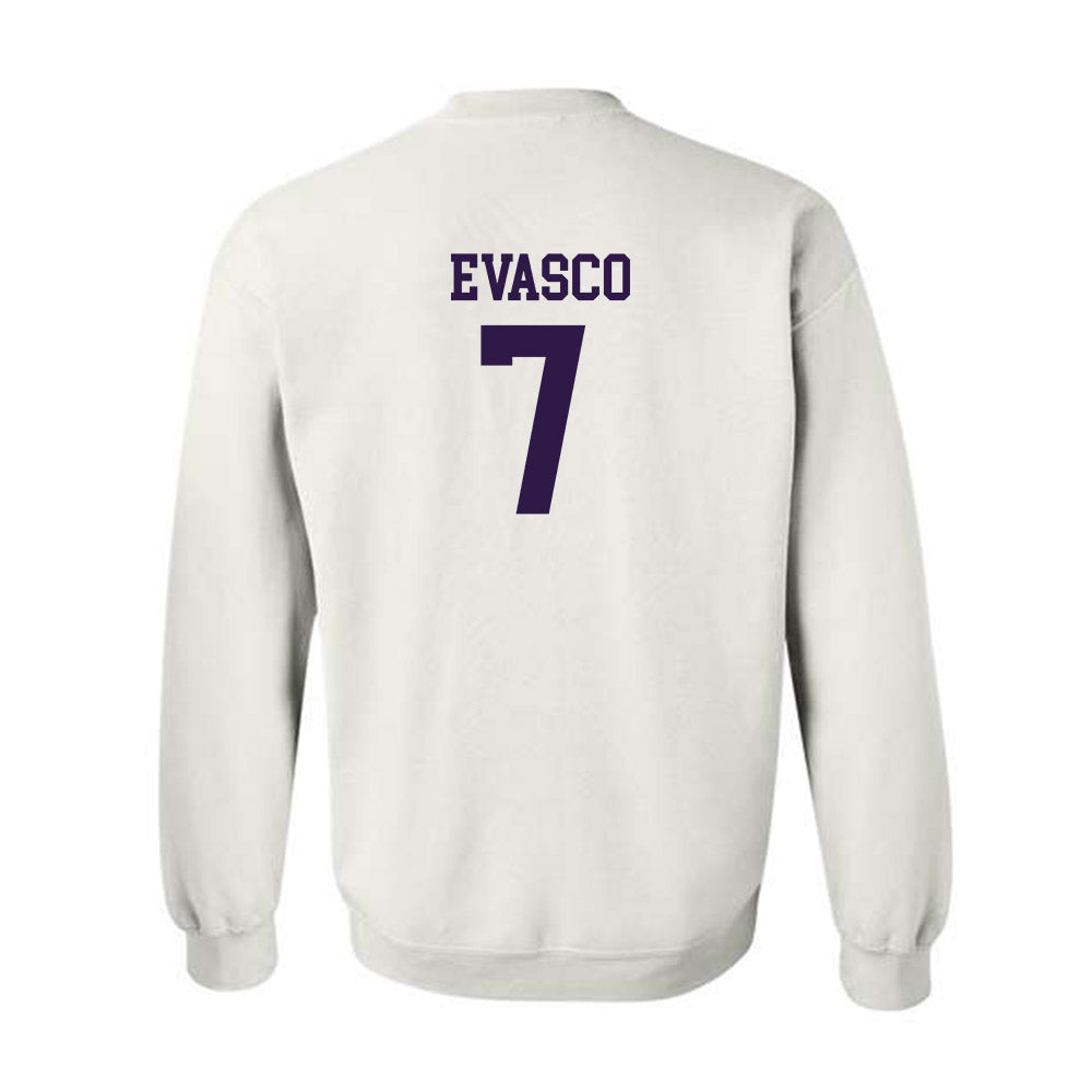 Kansas State - NCAA Baseball : Aj Evasco - Classic Shersey Crewneck Sweatshirt-1
