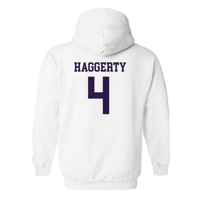 Kansas State - NCAA Men's Basketball : Pj Haggerty - Classic Shersey Hooded Sweatshirt-1