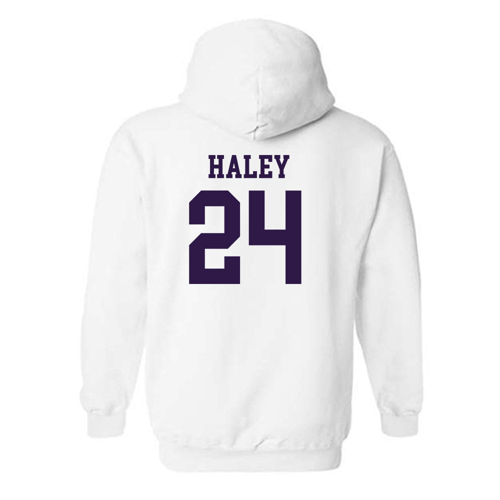 Kansas State - NCAA Baseball : Austin Haley - Classic Shersey Hooded Sweatshirt-1