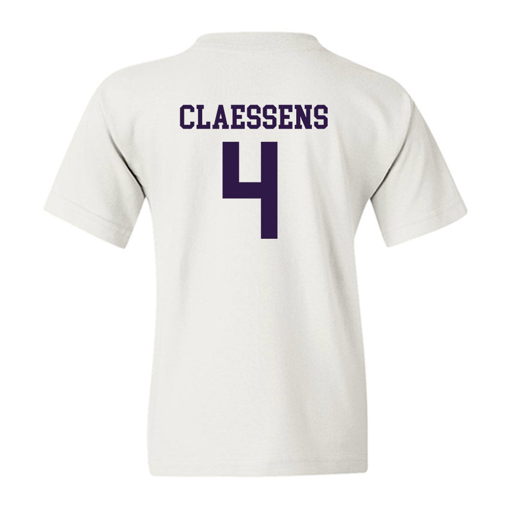 Kansas State - NCAA Women's Basketball : Nastja Claessens - Classic Shersey Youth T-Shirt-1