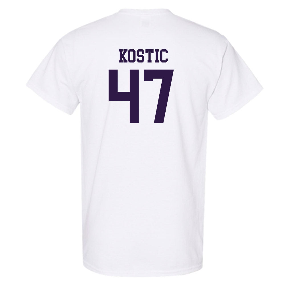 Kansas State - NCAA Men's Basketball : Andrej Kostic - Classic Shersey T-Shirt-1