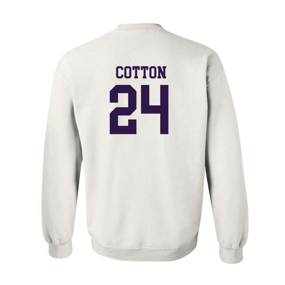 Kansas State - NCAA Women's Basketball : Jenessa Cotton - Classic Shersey Crewneck Sweatshirt-1