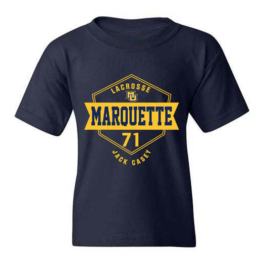 Marquette - NCAA Men's Lacrosse : Jack Casey - Youth T-Shirt